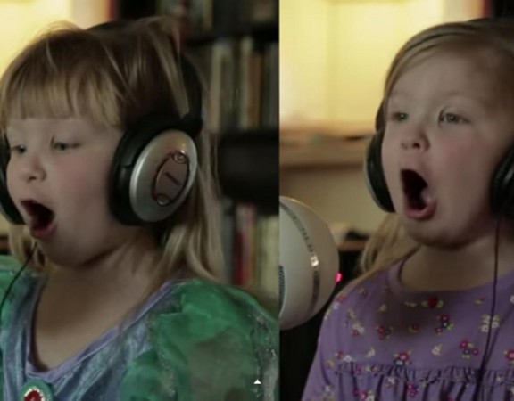 Maddie and Zoe sing "Let It Go" from Disney's "Frozen"